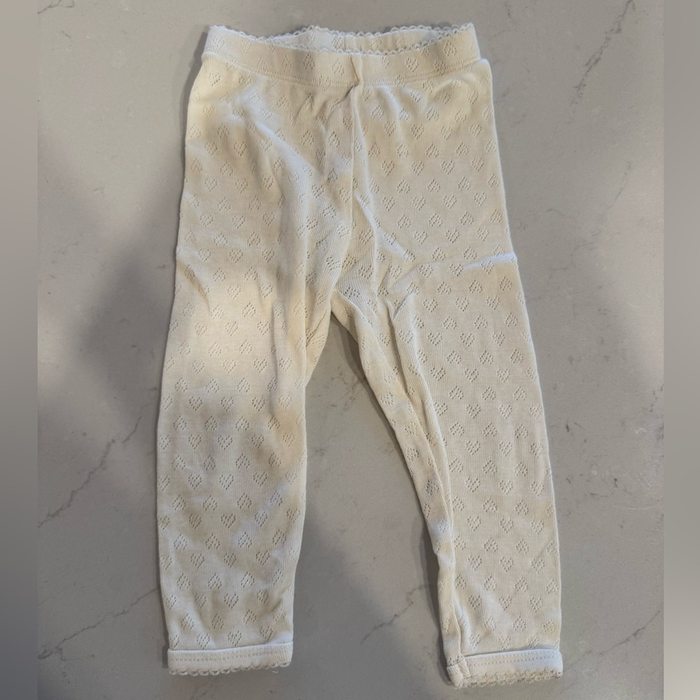 Soft Cream Kids Leggings